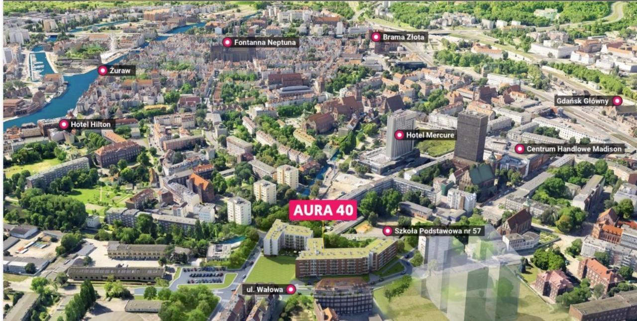 Rent40 Apartamenty Aura Gdansk Old Town Kültér fotó