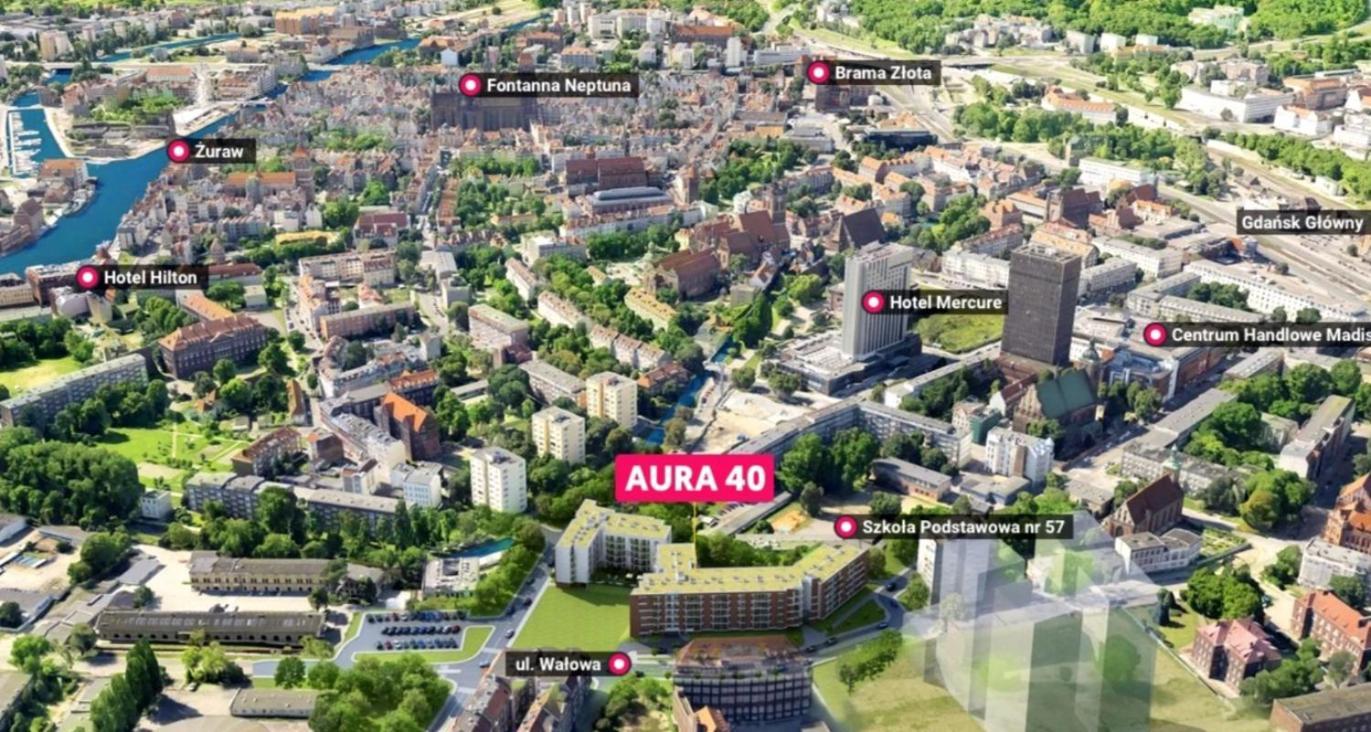 Rent40 Apartamenty Aura Gdansk Old Town Kültér fotó